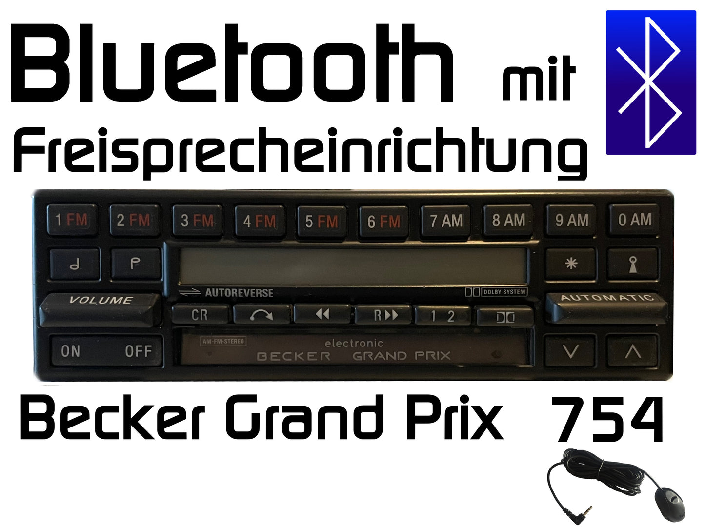 Becker Grand Prix 754 Bluetooth mit Freisprechfunktion nachrüsten