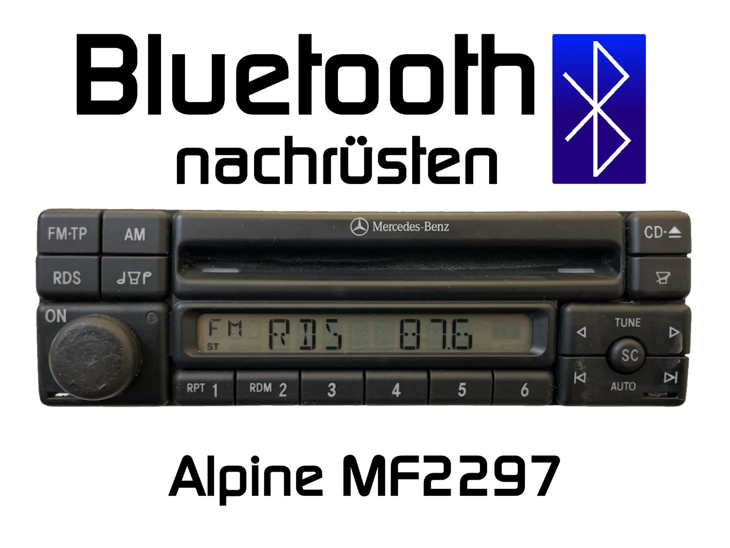 Autoradio Alpine MF2297 Bluetooth nachrüsten