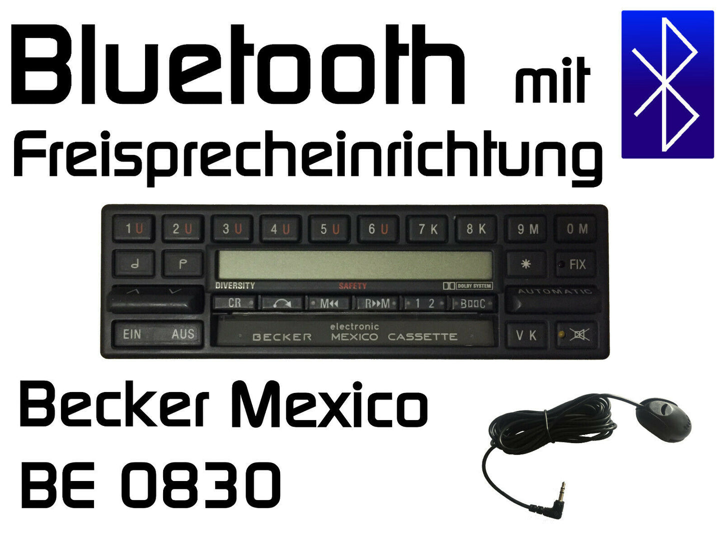 Becker Mexico BE 0830 Bluetooth mit Freisprechfunktion nachrüsten