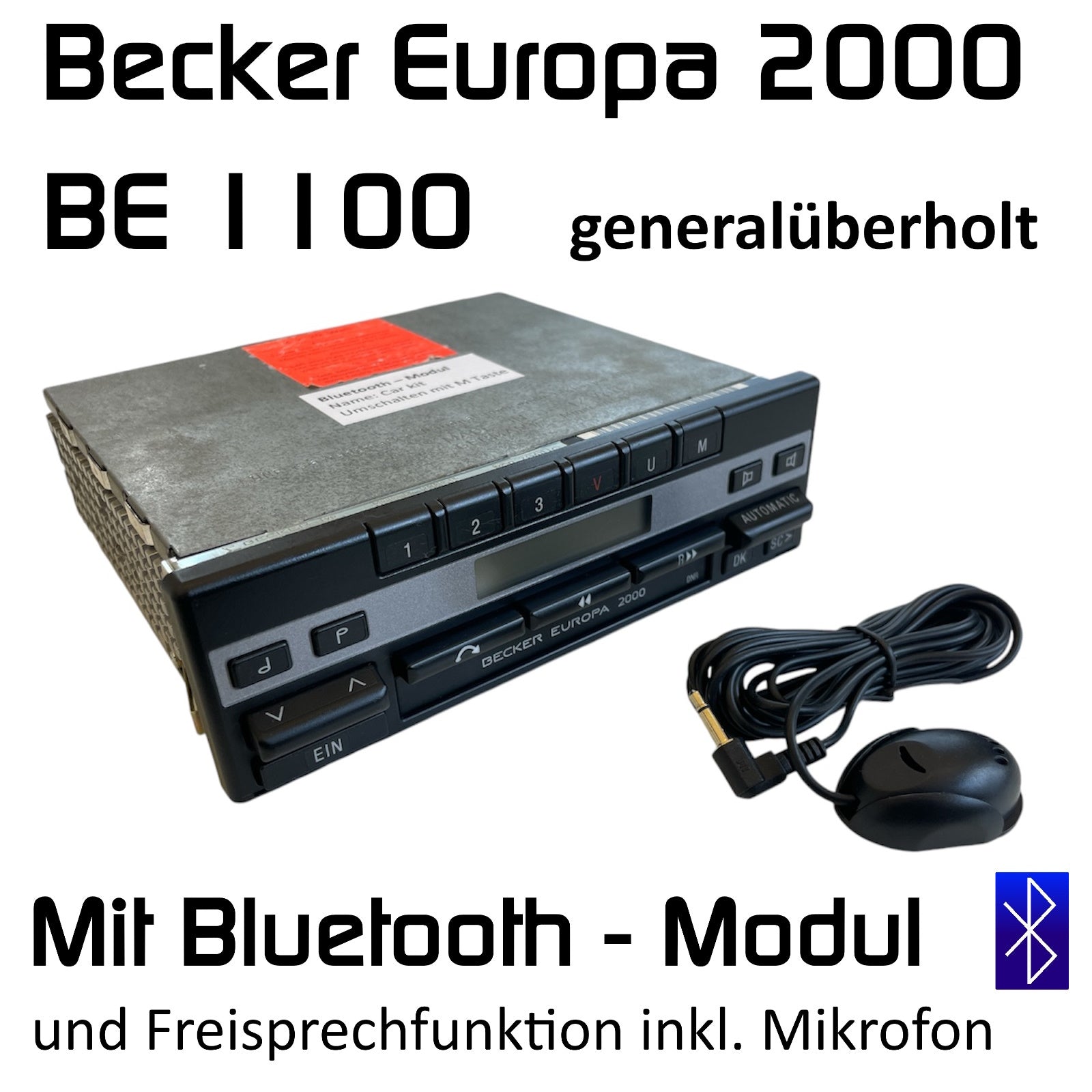 Becker Europa 2000 BE1100 nach professionellen Überholung mit Bluetoot ...