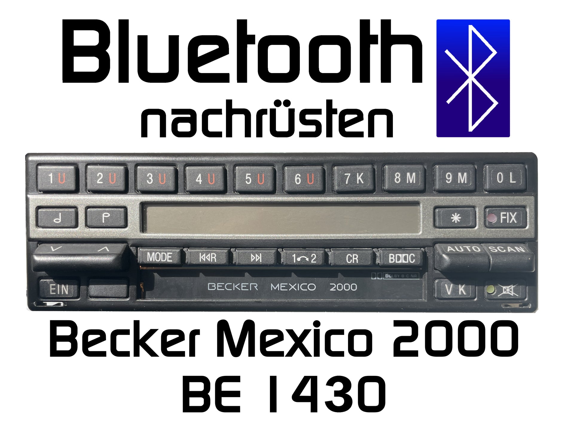 Autoradio Becker Mexico 2000 BE1430 Bluetooth nachrüsten