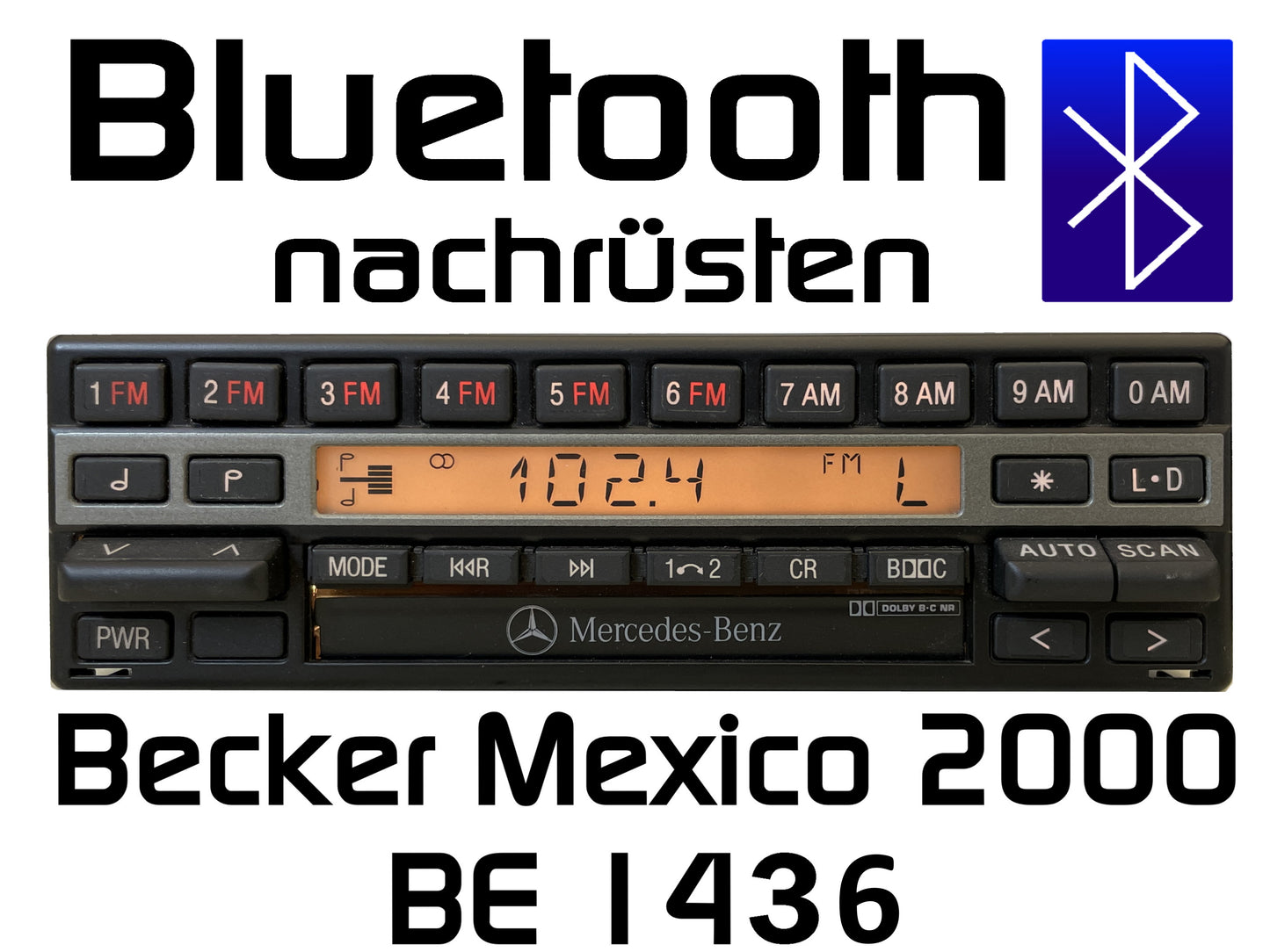 Autoradio Becker BE1436 Bluetooth nachrüsten