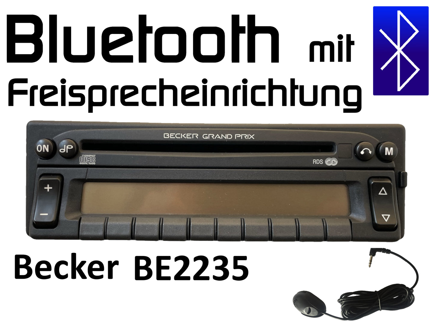 Autoradio Becker BE 2235 Bluetooth mit Freisprechfunktion nachrüsten