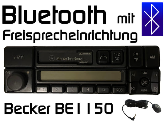 Autoradio Becker BE1150 Bluetooth mit Freisprechfunktion nachrüsten