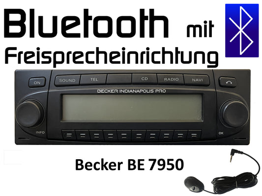 Autoradio Becker BE 7950 Bluetooth mit Freisprechfunktion nachrüsten