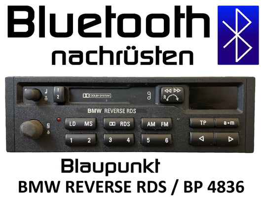 Autoradio Blaupunkt BP4836 BMW REVERSE RDS Bluetooth nachrüsten