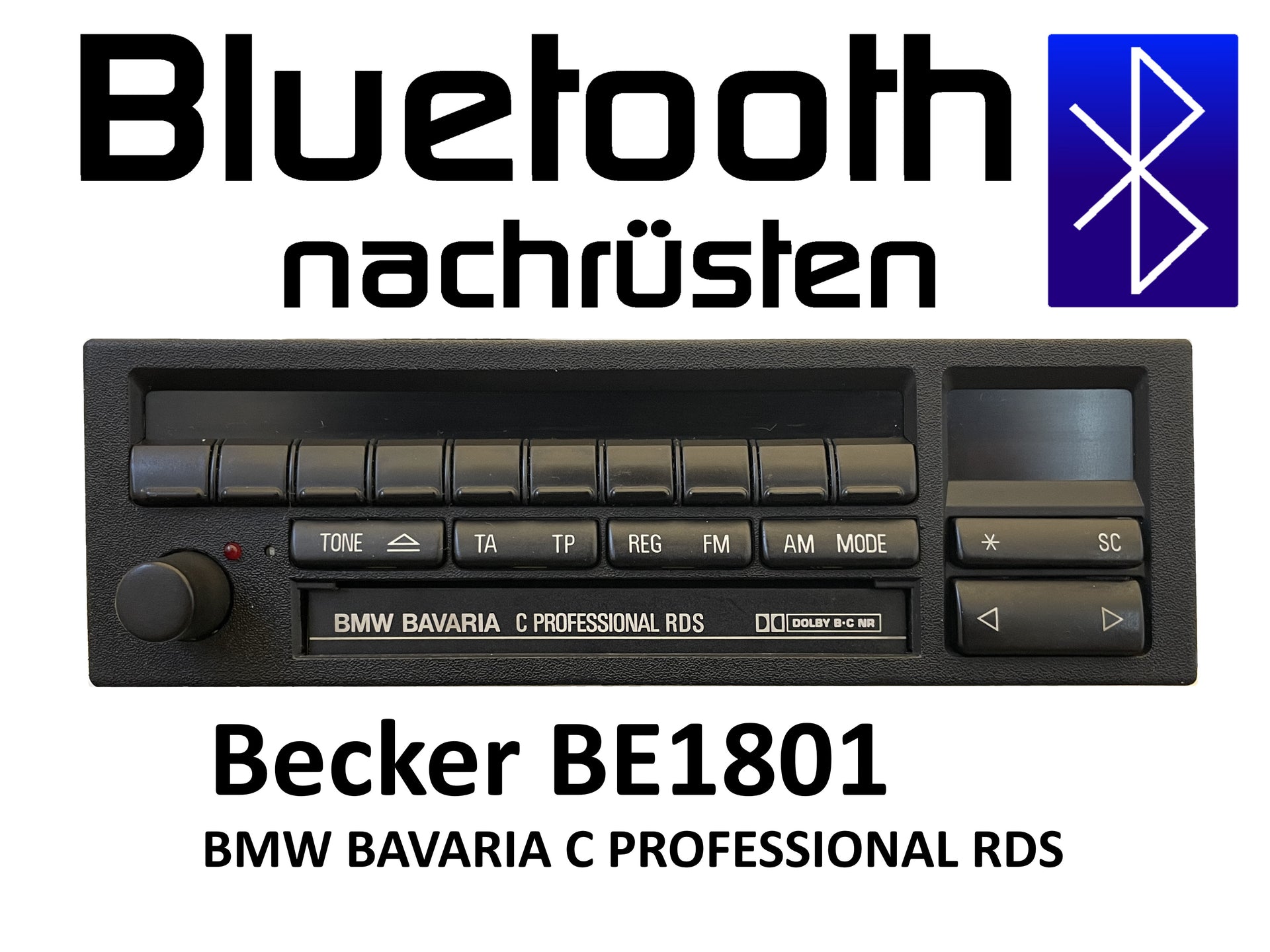 Autoradio Becker BMW BAVARIA C PROFESSIONAL RDS BE1801 Bluetooth nachr –  oldtimerhifi