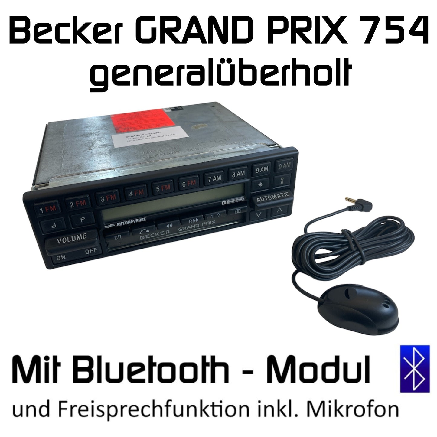 Becker Grand Prix 754 nach professionellen Überholung