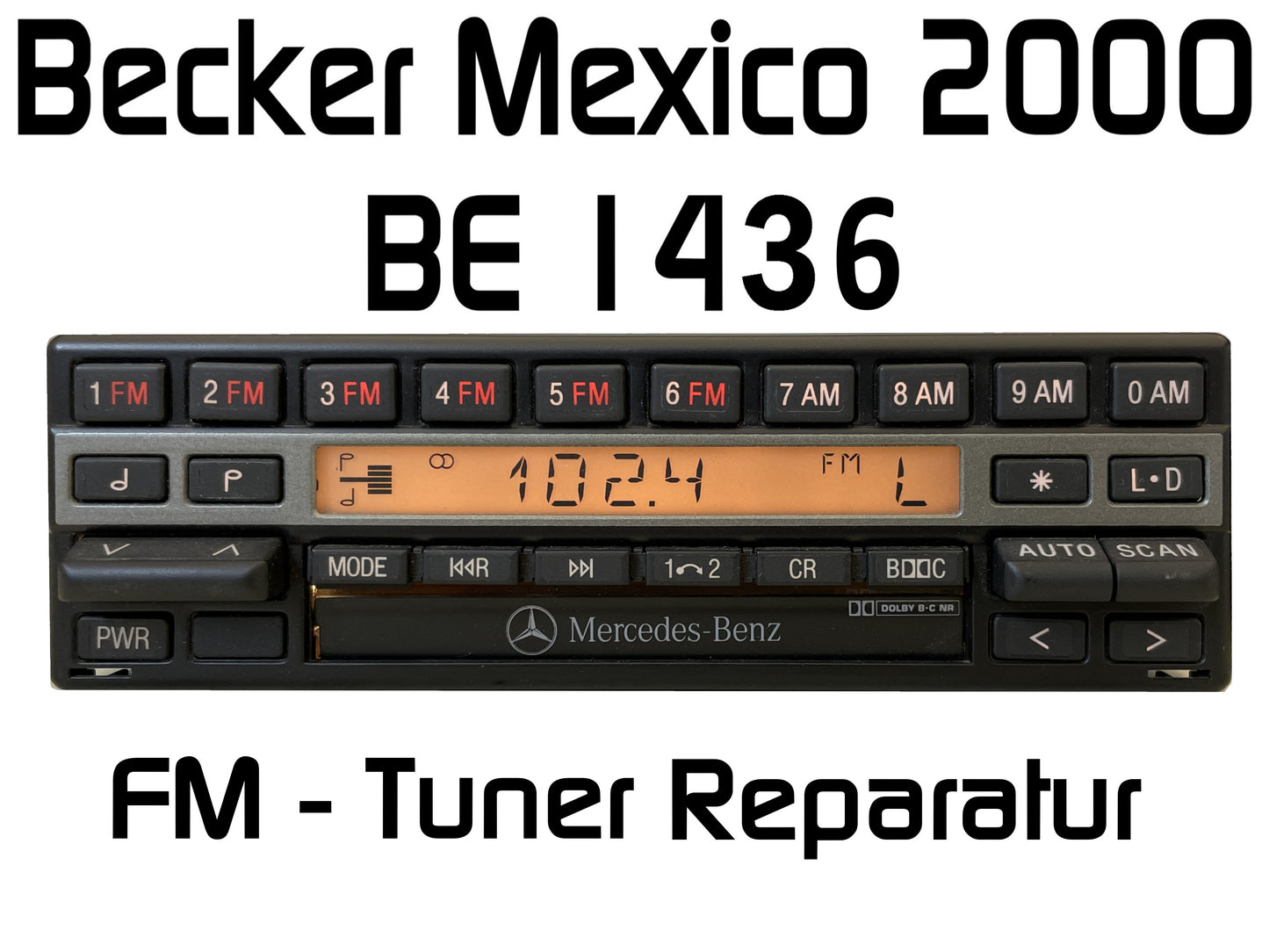 Autoradio Becker BE1436 FM - Tuner Reparatur