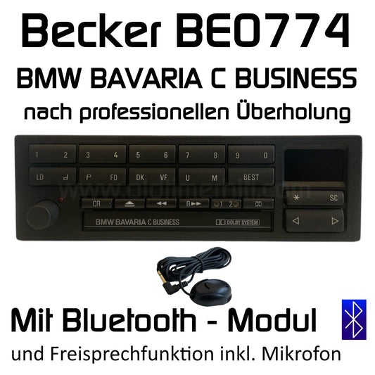 Becker BE0774 nach professionellen Überholung mit Bluetooth-Modul