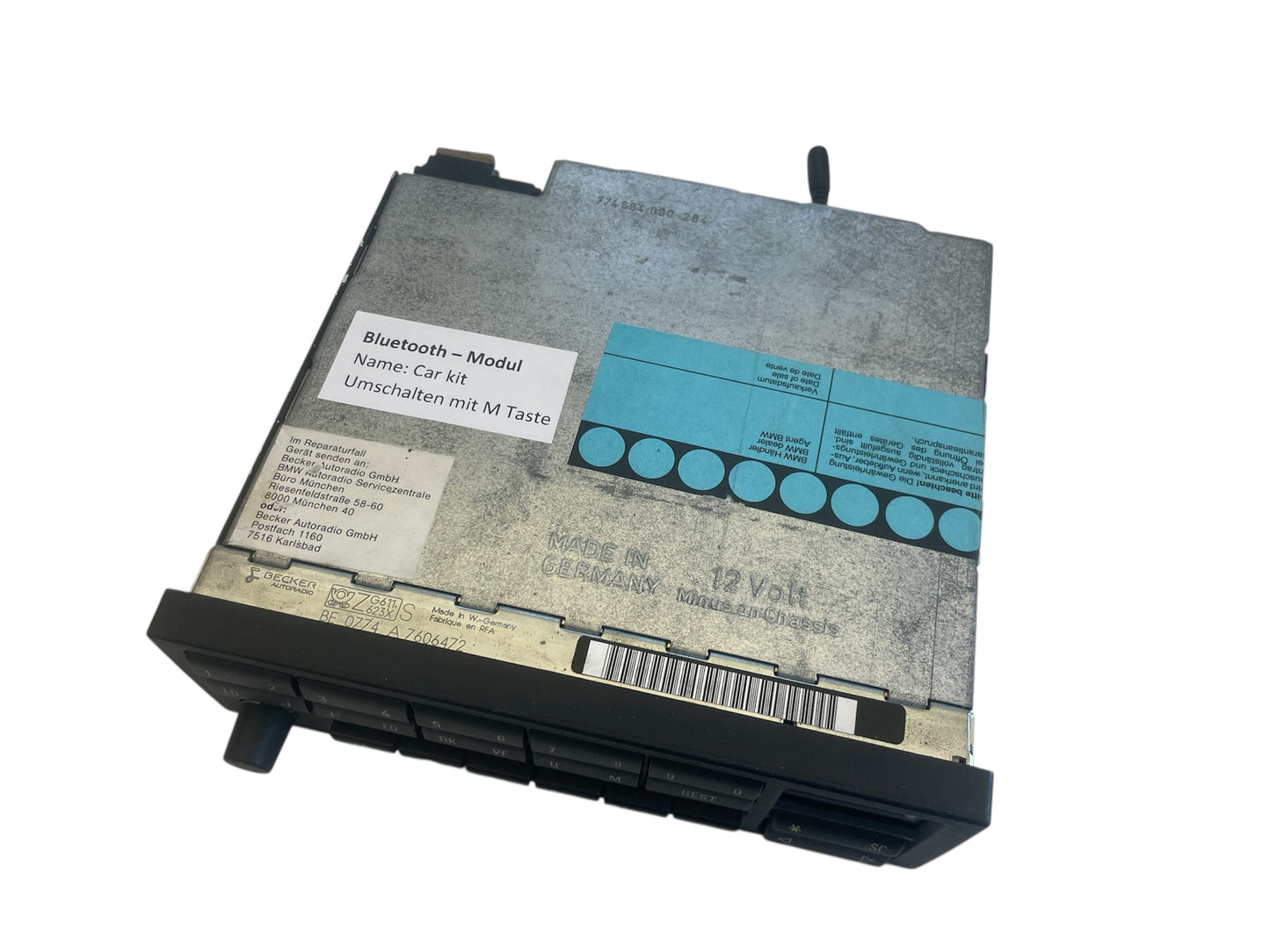 Becker BE0774 nach professionellen Überholung mit Bluetooth-Modul