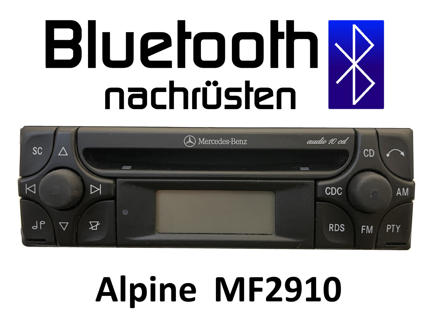 Autoradio Alpine MF2910 Bluetooth nachrüsten