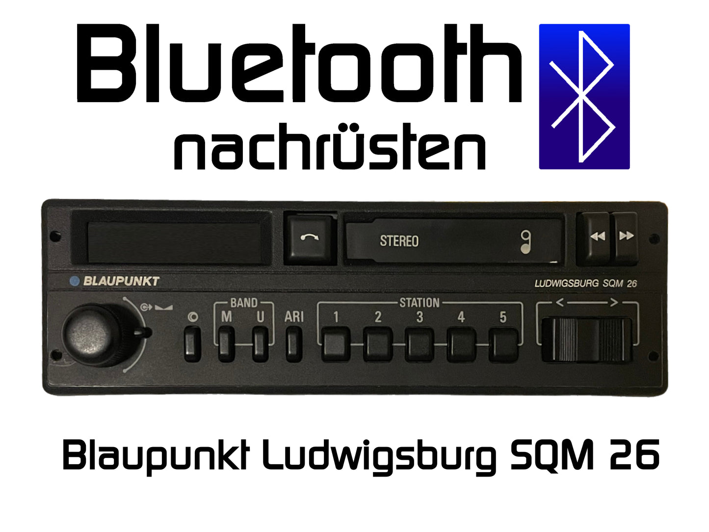 Autoradio Blaupunkt Ludwigsburg SQM 26 Bluetooth nachrüsten