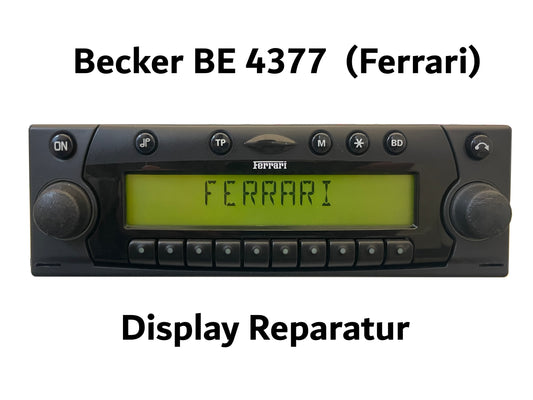 Autoradio Becker Ferrari BE 4377 - Display Reparatur