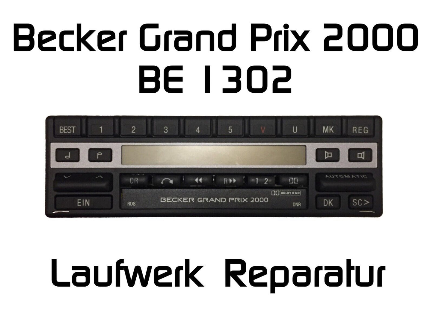 Autoradio Becker Grand Prix BE1302 Laufwerk Reparatur