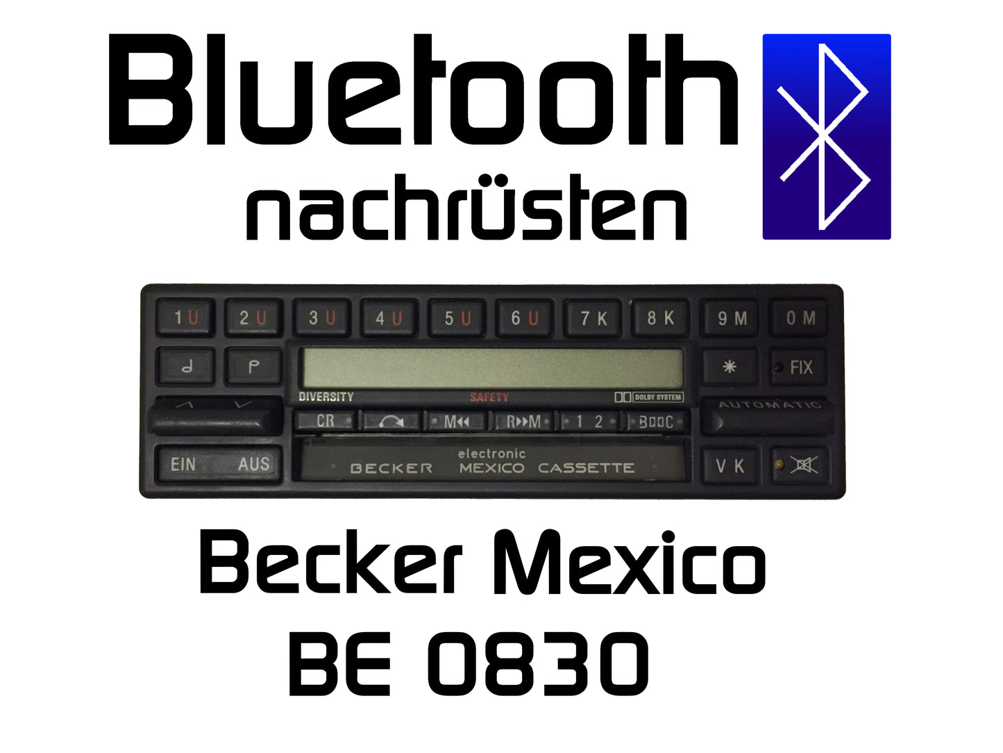 Autoradio Becker Mexico BE 0830 Bluetooth nachrüsten – oldtimerhifi